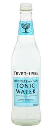Fever-Tree Mediterranean Tonic Water, glas, 0.5 l., 8 stk.