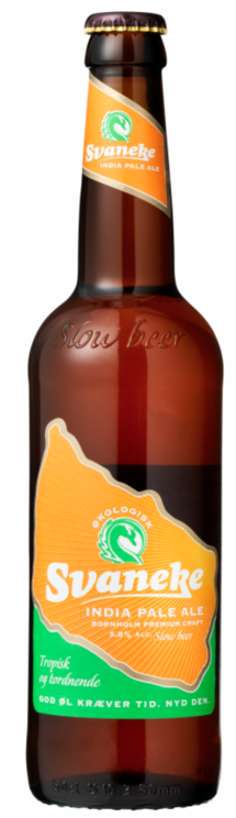 Svaneke Indian Pale Ale Øko, øl, glas, 0.33 l., 18 Stk.