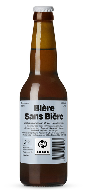 Depanneur Bière Sans Bière Øko, glas, 0.33 l., 18 Stk. 0,3% alc