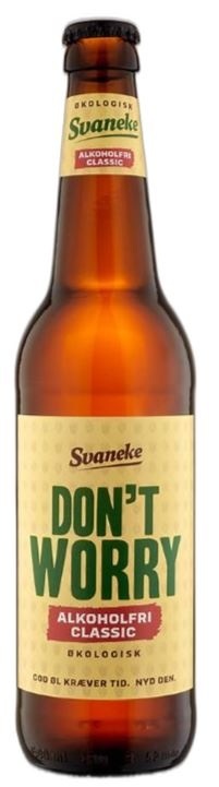Svaneke Don't Worry Classic Øko, øl, glas, 0.33 l., 18 Stk.