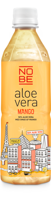 Nobe Aloe Vera Mango, plast, 0.5 l., 20 stk.