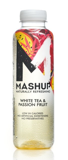 MashUp White Tea/Passionfruit, plast, 0.5 l., 6 stk.