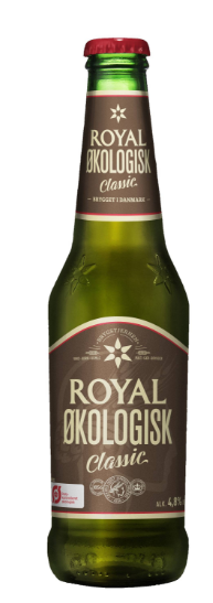 Royal Økologisk Classic, øl, glas, 0.33 l., 30 stk.