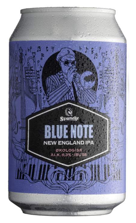 Svaneke Blue Note, økologisk, dåse, 0.33 l., 15 Stk.