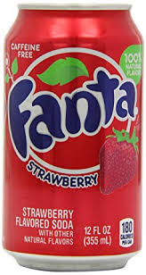 Fanta Strawberry Dåse, 0.355 l, 12 stk.
