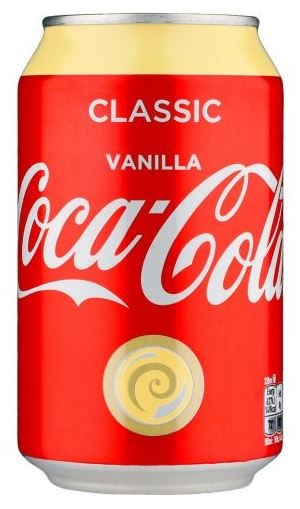 Coca-Cola Vanilla, Dåse, 0.355 l, 12 stk.