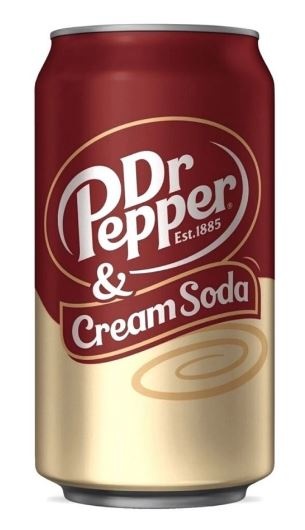 Dr. Pepper cream soda, 0.355 l, 12 stk.
