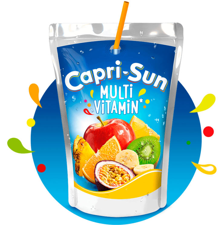 Capri-Sun Multi, juice, plast m. sugerør, 0.2 l., 40 stk.