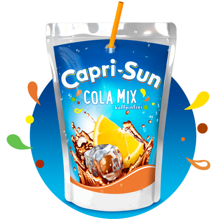 Capri-Sun Cola, juice, plast m. sugerør, 0.2 l., 40 stk.