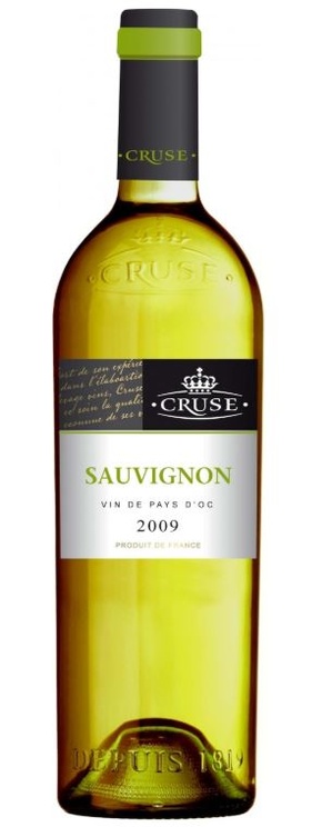 Cruse Sauvignon, hvidvin, glas, 0.75 l., 6 stk.