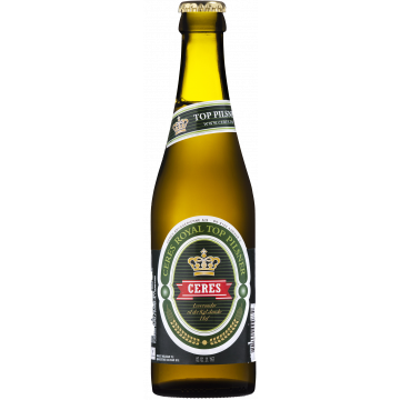 Ceres Top Pilsner, øl, glas, 0.33 l., 30 stk.
