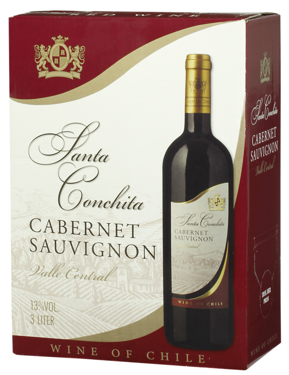Santa Conchita, Cabernet Sauvignon, vin, Box, 3,0 l., 4 stk.