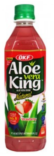 Aloe Vera King, strawberry, plast, 0.5 l., 20 stk.