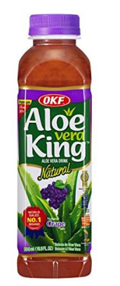Aloe Vera King, grape, plast, 0.5 l., 20 stk.