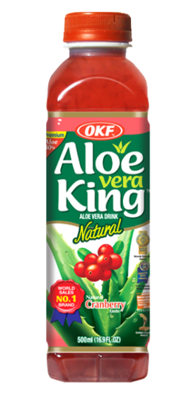Aloe Vera King Cranberry, plast, 0.5 l., 20 stk.