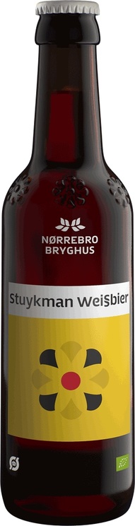 Nørrebro Bryghus, Stuykmann Weissbier, øl, glas, 0.33 l., 18 stk.