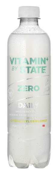 Vitamin By State+ Citrus/Hyldeblomst, Plast, 40cl, 12 Stk