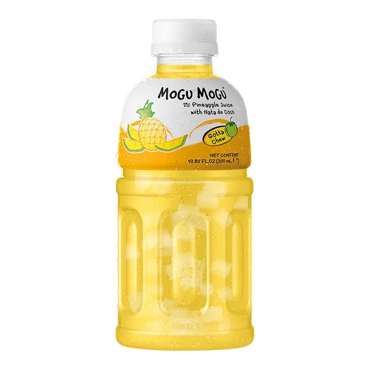 Mogu Mogu Pineapple, plast, juice, 0.32 l.,  24 stk.