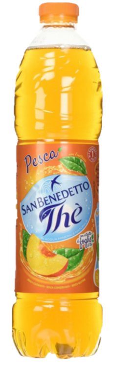 San Benedetto Ice Tea Peach, iste, plast, 1.5 l., 6 stk.