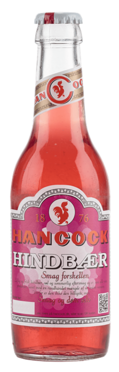Hancock Hindbær, glas, 0.25 l., 30 stk.