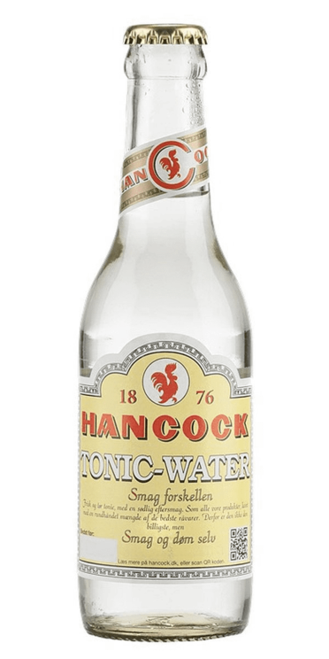 Hancock Tonic Water, glas, 0.25 l., 30 stk.