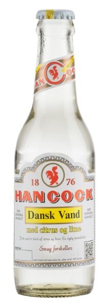 Hancock Danskvand m. Citrus, glas, 0.25 l., 30 stk.