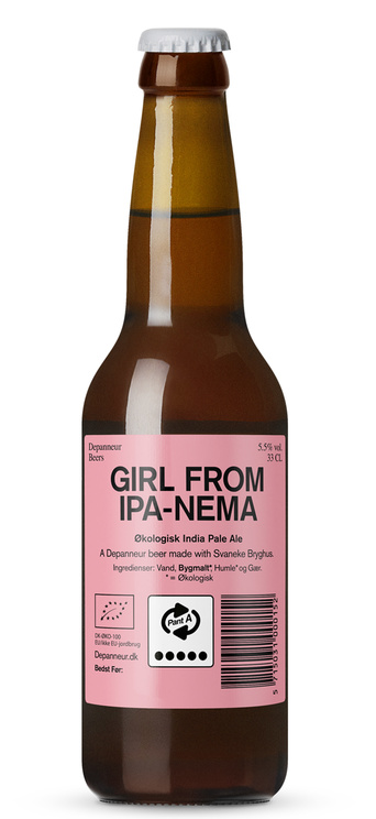 Depanneur Girl from IPA-Nema Øko, glas, 0.33 l., 18 Stk. 5,5% alc