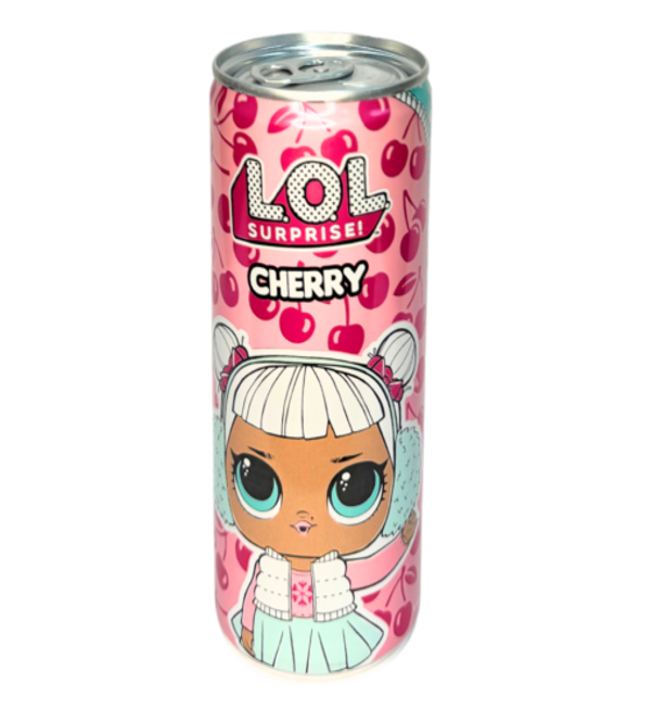 LOL Lollipop Cherry, dåse, 0,25 l. 24 Stk