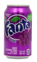 Fanta Grape Dåse, 0.355 l, 12 stk.