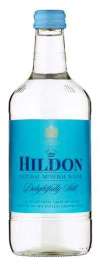 Hildon Blå Kildevand, glas, 0.75 l., 12 stk.