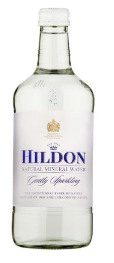 Hildon m. brus Hvid, glas, 0.33 l., 24 stk.