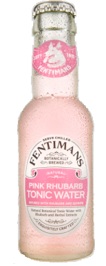 Fentimans Pink Rhubarb Tonic Water, glas, 0.2 l., 24 stk.