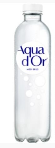Aqua d'Or m. brus, plast, 0.5 l., 12 stk.