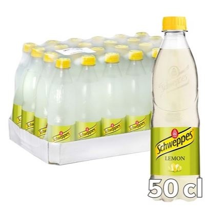 Schweppes Lemon, plast, 0.5 l., 24 stk.