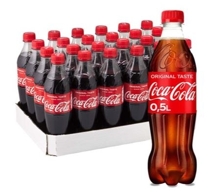 Coca-Cola, plast, 0.5 l., 24 stk.