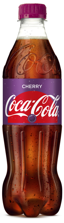 Coca-Cola Kirsebær, plast, 0.5 l., 24 stk.