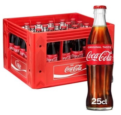 Coca-Cola, glas, 0.25 l., 30 stk.