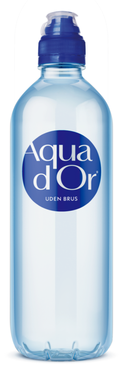 Aqua d'Or Naturligt mineralvand med sportscap plast, 0.65 l., 15 stk.