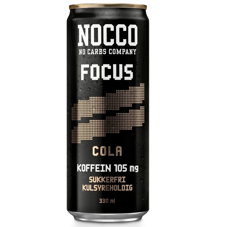 Nocco Cola, energidrik, dåse, 0.33 l., 24 Stk.