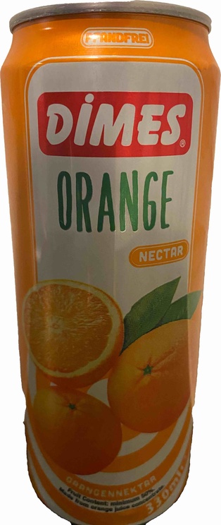 Dimes Appelsin Nectar, dåse, 0.33 l, 24 stk.