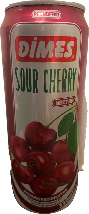 Dimes Kirsebær Nectar, dåse, 0.33 l, 24 stk.