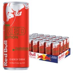 Red Bull Red Edition, Watermelon, Energidrik, Dåse, 0.25 l., 24 Stk.