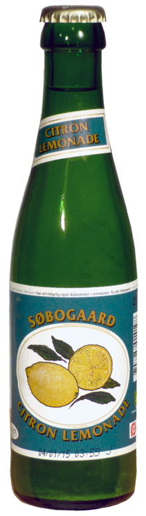 Søbogaard Citron Lemonade, økologisk, glas, 0.25 l., 24 Stk.