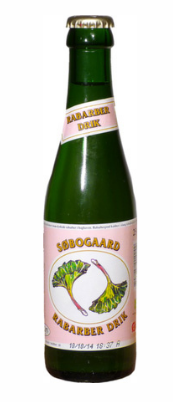 Søbogaard Rabarber, økologisk, glas, 0.25 l., 24 Stk.