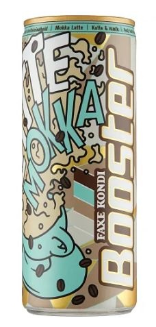Faxe Kondi Booster Mokka Latte Macchiato dåse, 0.2 l., 24 stk.