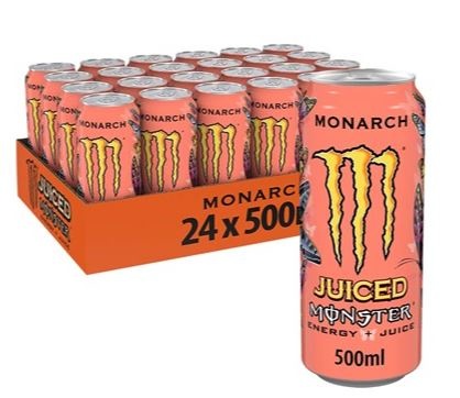 Monster Monarch, energidrik, dåse, 0.5 l., 24 stk.