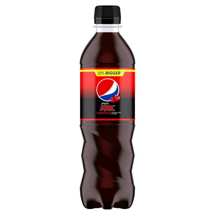 Pepsi Max Raspberry, plast, 0.5 l., 24 stk.