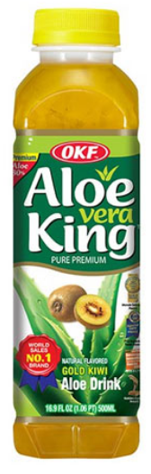 Aloe Vera King Kiwi, plast, 0.5 l., 20 stk.