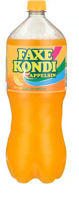 Faxe Kondi Appelsin, plast, 1.5 l., 6 STK.