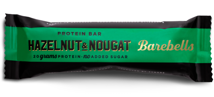 Barebells Hazelnut & Nougat, proteinbar, 55 g., 12 stk